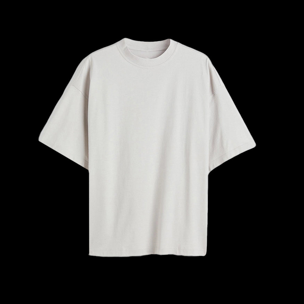 OVERSIZED WHITE TERRY COTTON T-SHIRT