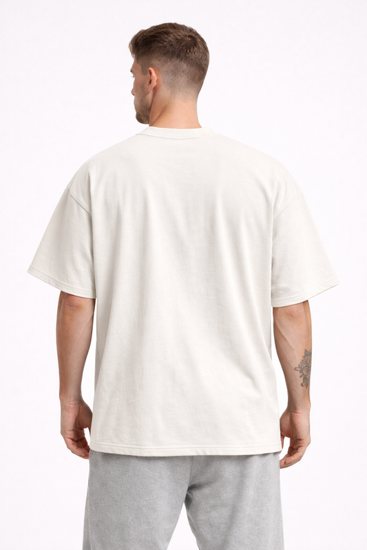 OFF WHITE 240GSM OVERSIZED T-SHIRT