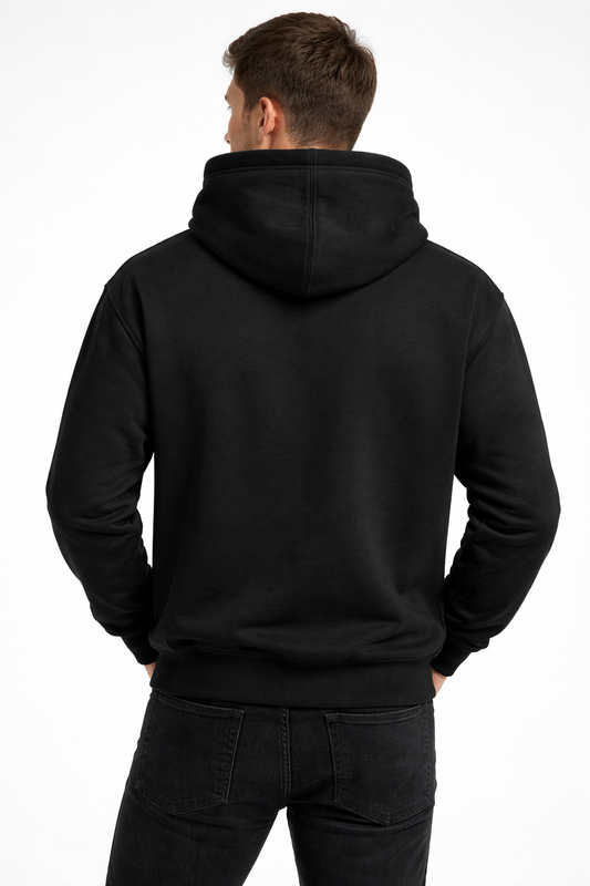 320 GSM PREMIUM BLACK HOODIE