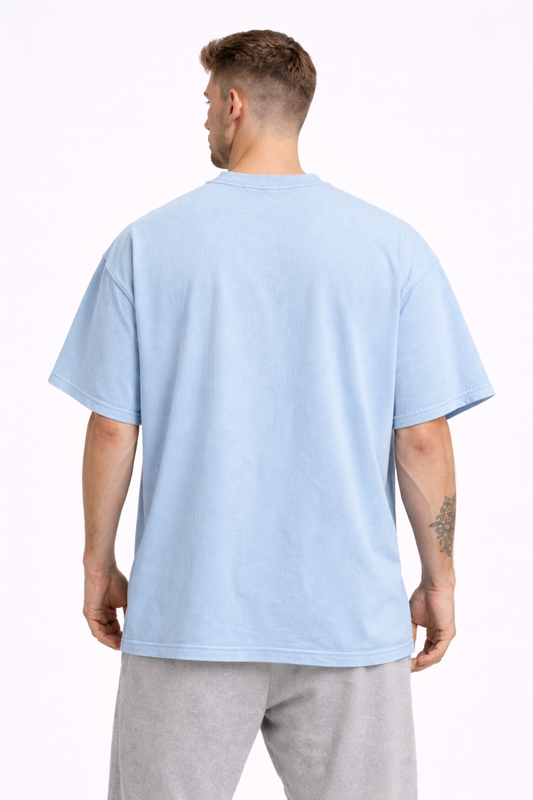 POWDER BLUE 240GSM OVERSIZED T-SHIRT