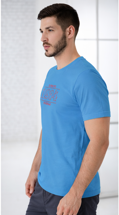 HAWKINS 1984 | STRANGER THINGS GRAPHIC PRINTED REGULAR FIT T-SHIRT