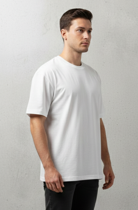 NARUTO : TEAM 7 EYES GRAPHIC PRINT OVERSIZED T-SHIRT - WHITE