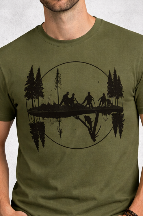THE SILENT RIDE | STRANGER THINGS GRAPHIC PRINTED REGULAR FIT T-SHIRT