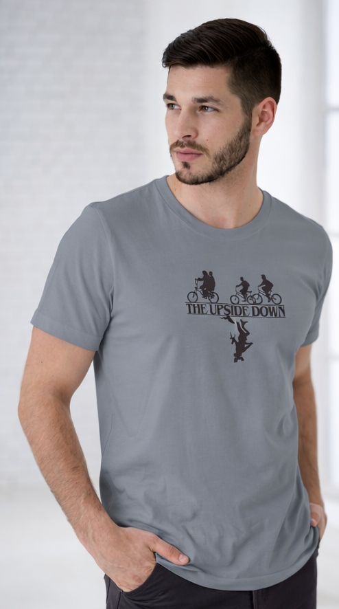 THE UPSIDE DOWN | STRANGER THINGS GRAPHIC PRINTED REGULAR FIT TSHIRT