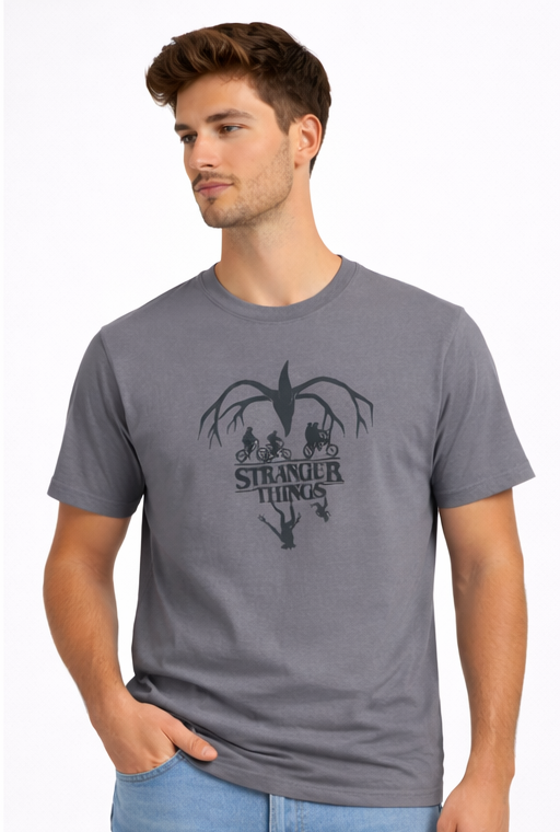 THE UPSIDE WITHIN | STRANGER THINGS GRAPHIC PRINTED REGULAR FIT T-SHIRT