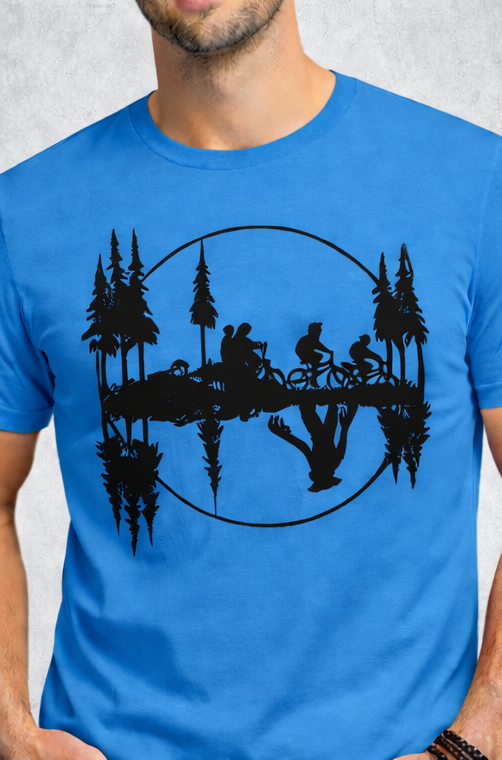 THE SILENT RIDE | STRANGER THINGS GRAPHIC PRINTED REGULAR FIT T-SHIRT