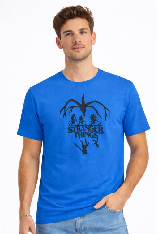 THE UPSIDE WITHIN | STRANGER THINGS GRAPHIC PRINTED REGULAR FIT T-SHIRT